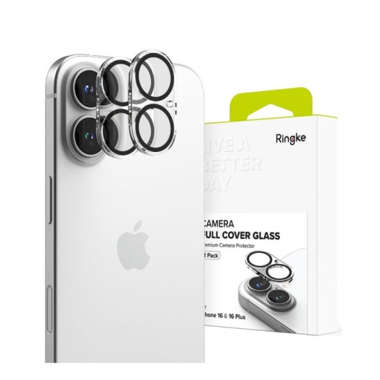 Tempered Glass Full Face Ringke για Τζαμάκι Κάμερας Apple iPhone 16/ 16 Plus Διάφανο (2 τεμ) Tempered Glass Full Face Ringke για Τζαμάκι Κάμερας Apple iPhone 16/ 16 Plus Διάφανο (2 τεμ)