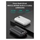 Φορτιστής Ανάγκης Devia EP208 MINI 22.5W 20000mAh με 2 Ενσωματωμένα Καλώδια Ultra4 Ασημί