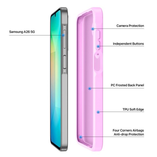 Θήκη TPU & PC Dux Ducis Yind Samsung A266 Galaxy A26 5G Πράσινο Θήκη TPU & PC Dux Ducis Yind Samsung A266 Galaxy A26 5G Πράσινο