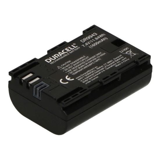 Μπαταρία Κάμερας Duracell DR9943 για Canon LP-E6 7.4V 1600mAh (1 τεμ) Μπαταρία Κάμερας Duracell DR9943 για Canon LP-E6 7.4V 1600mAh (1 τεμ)