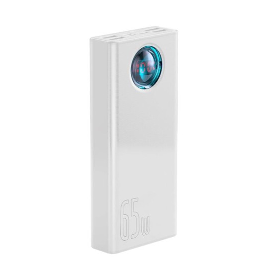Φορτιστής Ανάγκης Baseus Amblight 65W 30000mAh Λευκό Φορτιστής Ανάγκης Baseus Amblight 65W 30000mAh Λευκό