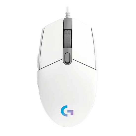 Ενσύρματο Ποντίκι Gaming Logitech G102 Lightsync Λευκό Ενσύρματο Ποντίκι Gaming Logitech G102 Lightsync Λευκό