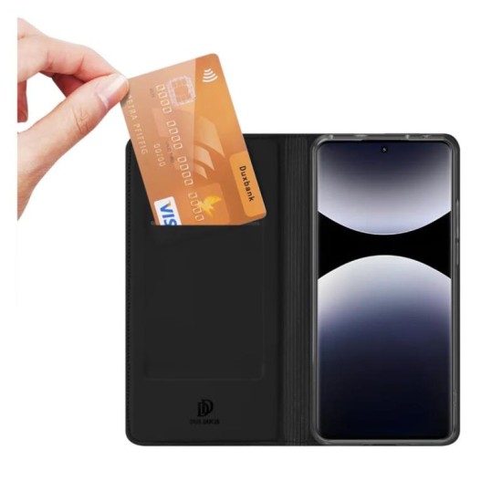 Θήκη Flip Dux Ducis Skin Pro Xiaomi Redmi Note 14 Pro 4G/ Poco F7 Μαύρο Θήκη Flip Dux Ducis Skin Pro Xiaomi Redmi Note 14 Pro 4G/ Poco F7 Μαύρο