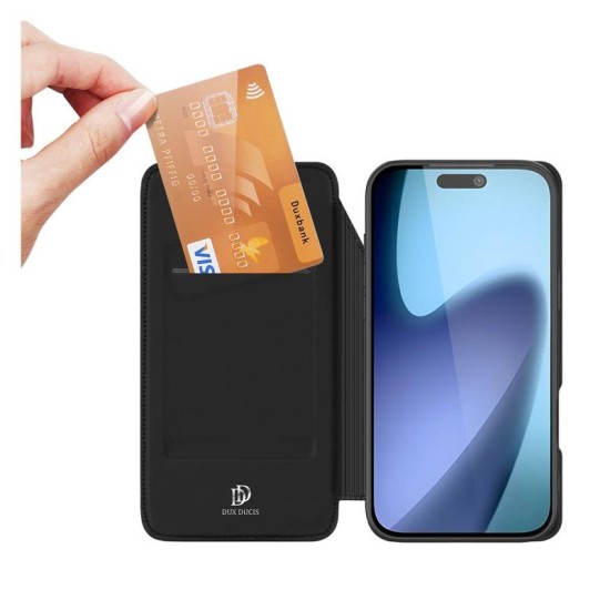 Θήκη Flip Dux Ducis Skin Pro Apple iPhone 17 Μαύρο Θήκη Flip Dux Ducis Skin Pro Apple iPhone 17 Μαύρο
