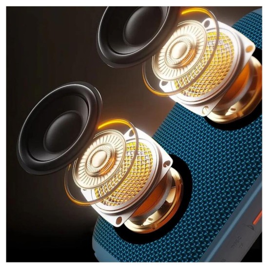 Φορητό Ηχείο Bluetooth WiWU Thunder H6 BT 5.3 Ραδιόφωνο FM USB AUX 2400mAh 16W Μπλε Φορητό Ηχείο Bluetooth WiWU Thunder H6 BT 5.3 Ραδιόφωνο FM USB AUX 2400mAh 16W Μπλε