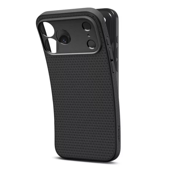 Θήκη Soft TPU Spigen Liquid Air Apple iPhone 17 Pro Μαύρο Θήκη Soft TPU Spigen Liquid Air Apple iPhone 17 Pro Μαύρο