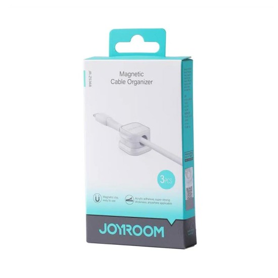 Μαγνητική Βάση Οργάνωσης Καλωδίων Joyroom JR-ZS368 Λευκό (3 τεμ.) Μαγνητική Βάση Οργάνωσης Καλωδίων Joyroom JR-ZS368 Λευκό (3 τεμ.)