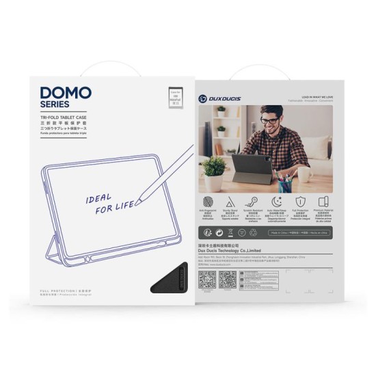 Θήκη TPU Flip Shock Proof Dux Ducis Domo Huawei Tab Matepad SE (2024) 11.0'' Μαύρο Θήκη TPU Flip Shock Proof Dux Ducis Domo Huawei Tab Matepad SE (2024) 11.0'' Μαύρο
