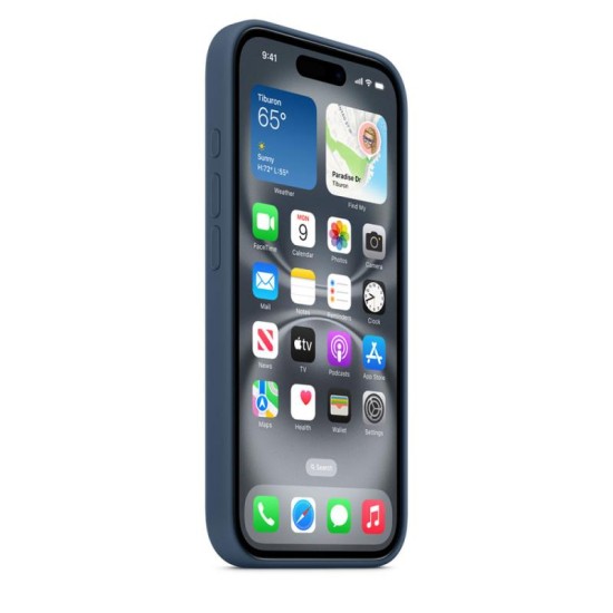 Θήκη Silicon με MagSafe Apple MYYU3 iPhone 16 Pro Max Μπλε Θήκη Silicon με MagSafe Apple MYYU3 iPhone 16 Pro Max Μπλε
