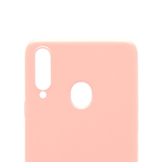 Θήκη Liquid Silicon inos Samsung A207F Galaxy A20s L-Cover Σομόν Θήκη Liquid Silicon inos Samsung A207F Galaxy A20s L-Cover Σομόν