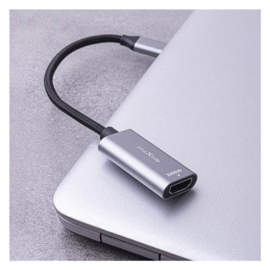 Hub USB C Maxlifte MXHC-01 σε HDMI 4K 60Hz Μαύρο Hub USB C Maxlifte MXHC-01 σε HDMI 4K 60Hz Μαύρο