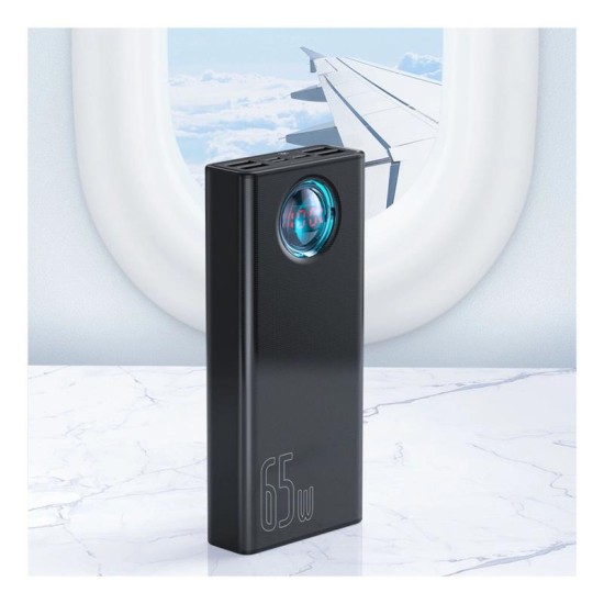Φορτιστής Ανάγκης Baseus Amblight 65W 30000mAh Μαύρο Φορτιστής Ανάγκης Baseus Amblight 65W 30000mAh Μαύρο