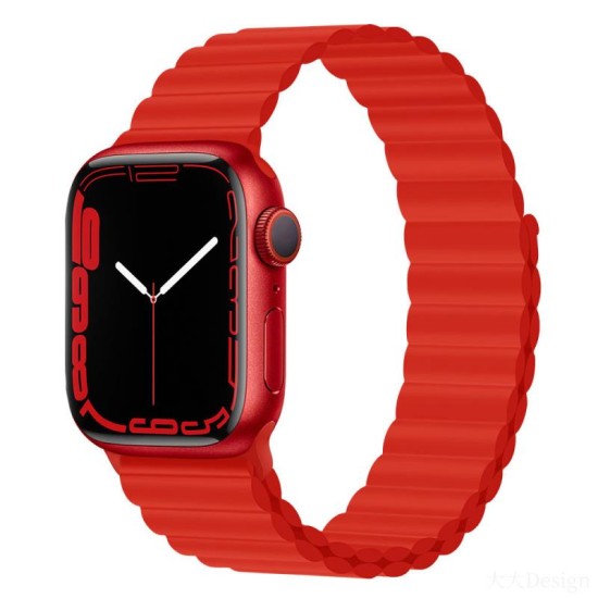 Λουράκι Devia Sport3 Silicone Magnet Apple Watch (38/ 40/ 41mm) Deluxe Κόκκινο Λουράκι Devia Sport3 Silicone Magnet Apple Watch (38/ 40/ 41mm) Deluxe Κόκκινο