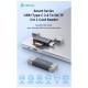 Hub USB A + USB C To SD/TF Devia EL239 2 σε 1 Card Reader Smart Μαύρο Hub USB A + USB C To SD/TF Devia EL239 2 σε 1 Card Reader Smart Μαύρο