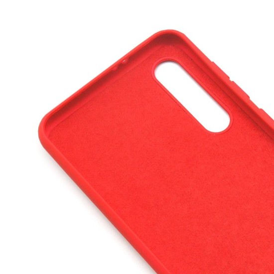 Θήκη Liquid Silicon inos Xiaomi Mi 9 L-Cover Κόκκινο Θήκη Liquid Silicon inos Xiaomi Mi 9 L-Cover Κόκκινο