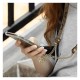 Universal Λουράκι Λαιμού Guess για Θήκες Κινητών 4G Chain CBDY Metal Eco-leather Καφέ