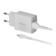 Φορτιστής Ταξιδίου Devia RLC-526 12W με Διπλή Έξοδο USB A & Καλώδιο Lightning EC406 1m Smart Λευκό Φορτιστής Ταξιδίου Devia RLC-526 12W με Διπλή Έξοδο USB A & Καλώδιο Lightning EC406 1m Smart Λευκό