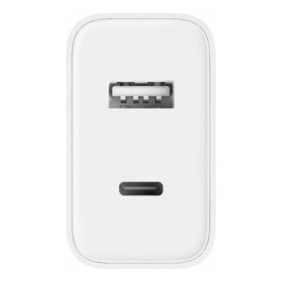 Φορτιστής Ταξιδίου Ταχείας Φόρτισης Xiaomi 33W με Διπλή Έξοδο USB A & Έξοδο USB C PD 3.0 AD332EU Λευκό Φορτιστής Ταξιδίου Ταχείας Φόρτισης Xiaomi 33W με Διπλή Έξοδο USB A & Έξοδο USB C PD 3.0 AD332EU Λευκό