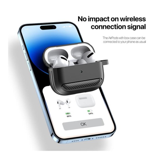 Θήκη TPU Dux Ducis PECB Apple AirPods Pro 2 με Γάντζο Ροζ Θήκη TPU Dux Ducis PECB Apple AirPods Pro 2 με Γάντζο Ροζ