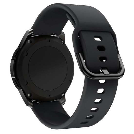 Λουράκι Σιλικόνης OEM Universal 20mm Μαύρο (Ασυσκεύαστο) Λουράκι Σιλικόνης OEM Universal 20mm Μαύρο (Ασυσκεύαστο)