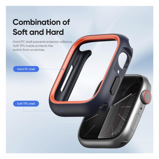 Θήκη PC Dux Ducis Bamo Apple Watch Series 7/8/9 45mm Μαύρο-Γκρι Θήκη PC Dux Ducis Bamo Apple Watch Series 7/8/9 45mm Μαύρο-Γκρι
