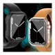 Θήκη PC Ahastyle WG59 Apple Watch 7 41mm Ματ Διάφανο & Μαύρο (2 τεμ.)