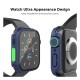 Θήκη PC με Tempered Glass Ahastyle WG115 Apple Watch 7/8/9 45mm Upgrade σε Ultra Μπλε Θήκη PC με Tempered Glass Ahastyle WG115 Apple Watch 7/8/9 45mm Upgrade σε Ultra Μπλε