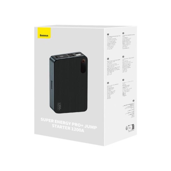 Jump Starter - Power Bank Baseus Super Energy Pro+ 12000mAh 1200A Μαύρο