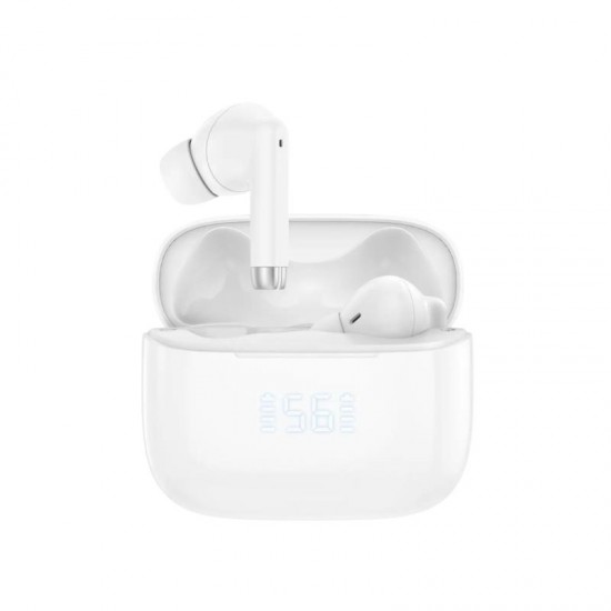 True Wireless Ακουστικά Bluetooth Foneng BL159 με Οθόνη Λευκό True Wireless Ακουστικά Bluetooth Foneng BL159 με Οθόνη Λευκό