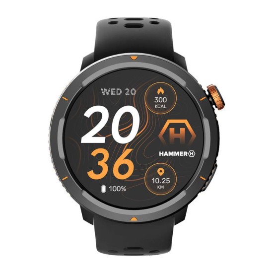 Smartwatch Hammer Watch 2 Lite 1.43'' Μαύρο Smartwatch Hammer Watch 2 Lite 1.43'' Μαύρο