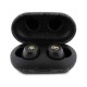 True Wireless Ακουστικά Bluetooth Guess Docking Station 4G Metal Μαύρο