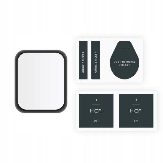 Hybrid Nano Glass Hofi Pro+ Apple Watch 7/ 8/ 9 45mm Μαύρο (1 τεμ.) Hybrid Nano Glass Hofi Pro+ Apple Watch 7/ 8/ 9 45mm Μαύρο (1 τεμ.)