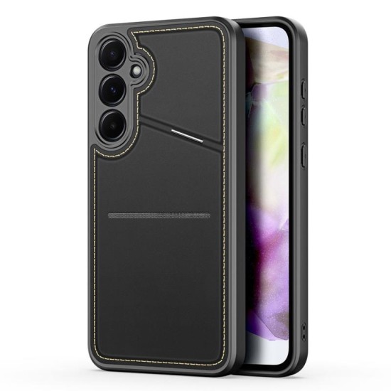 Θήκη Δερμάτινη Dux Ducis Rafi II RFID Blocker Samsung A356B Galaxy A35 5G με Stand Μαύρο Θήκη Δερμάτινη Dux Ducis Rafi II RFID Blocker Samsung A356B Galaxy A35 5G με Stand Μαύρο
