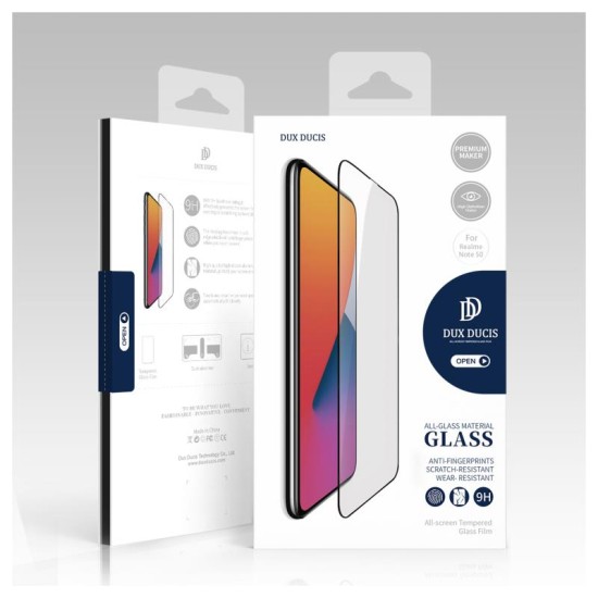Tempered Glass Full Face Dux Ducis Realme Note 50 Μαύρο (1 τεμ.) Tempered Glass Full Face Dux Ducis Realme Note 50 Μαύρο (1 τεμ.)