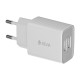 Φορτιστής Ταξιδίου Devia RLC-526 12W με Διπλή Έξοδο USB A & Καλώδιο Lightning EC406 1m Smart Λευκό Φορτιστής Ταξιδίου Devia RLC-526 12W με Διπλή Έξοδο USB A & Καλώδιο Lightning EC406 1m Smart Λευκό