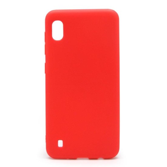 Θήκη Soft TPU inos Samsung A105F Galaxy A10 S-Cover Κόκκινο