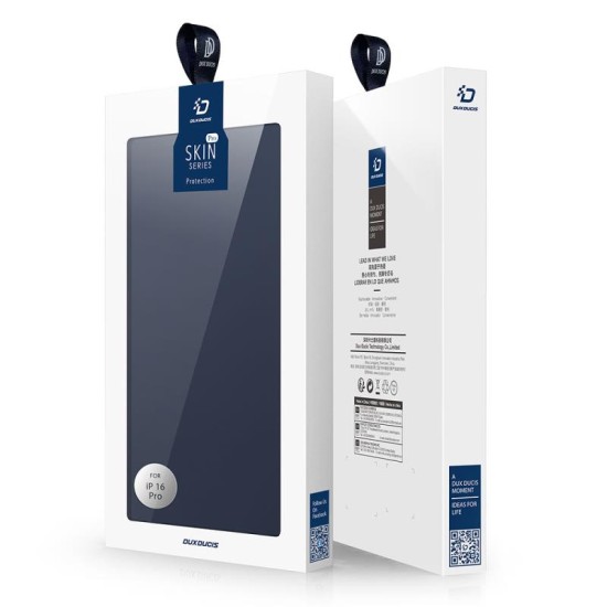 Θήκη Flip Dux Ducis Skin Pro Apple iPhone 16 Pro Μπλε Θήκη Flip Dux Ducis Skin Pro Apple iPhone 16 Pro Μπλε
