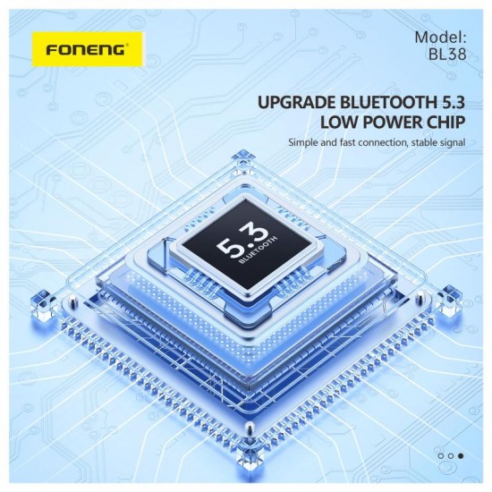 Στερεοφωνικό Ακουστικό Foneng BL38 Long Battery Life Neckband Μαύρο Στερεοφωνικό Ακουστικό Foneng BL38 Long Battery Life Neckband Μαύρο