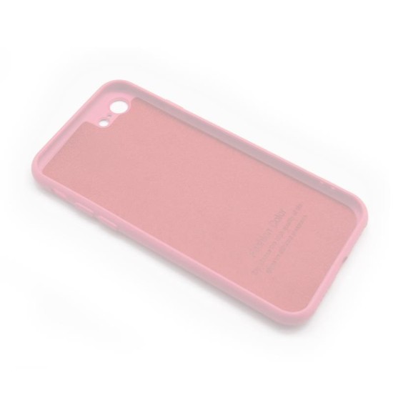 Θήκη Liquid Silicon inos Apple iPhone 8/ iPhone SE (2020) L-Cover Σομόν Θήκη Liquid Silicon inos Apple iPhone 8/ iPhone SE (2020) L-Cover Σομόν