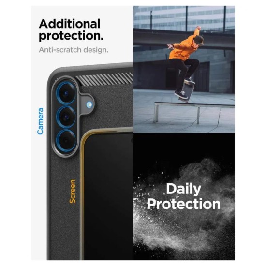 Θήκη Soft TPU Spigen Rugged Armor Samsung A566B Galaxy A56 5G Μαύρο Θήκη Soft TPU Spigen Rugged Armor Samsung A566B Galaxy A56 5G Μαύρο