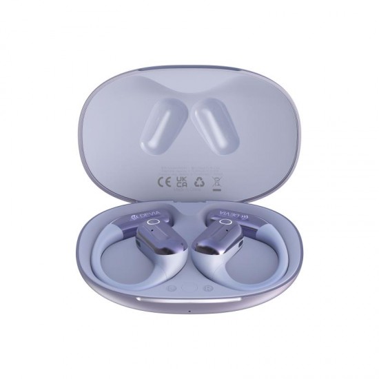 True Wireless Ακουστικά Bluetooth Devia OWS EM043 Ultra1 Open Μωβ True Wireless Ακουστικά Bluetooth Devia OWS EM043 Ultra1 Open Μωβ