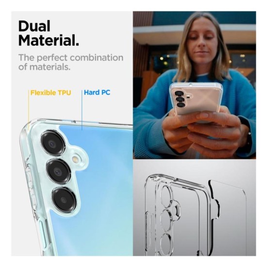 Θήκη TPU & PC Spigen Ultra Hybrid Samsung A165 Galaxy A16/ A166B Galaxy A16 5G Διάφανο Θήκη TPU & PC Spigen Ultra Hybrid Samsung A165 Galaxy A16/ A166B Galaxy A16 5G Διάφανο