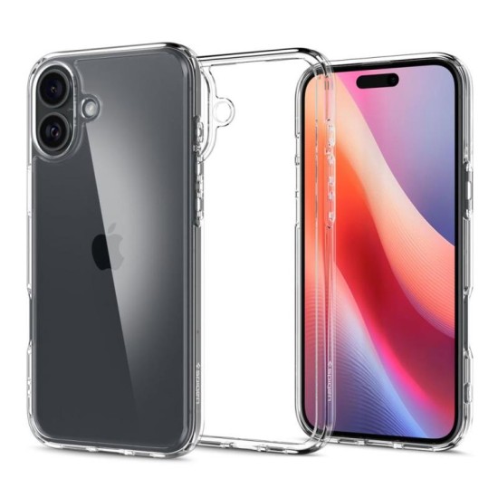 Θήκη TPU & PC Spigen Ultra Hybrid Apple iPhone 16 Διάφανο Θήκη TPU & PC Spigen Ultra Hybrid Apple iPhone 16 Διάφανο