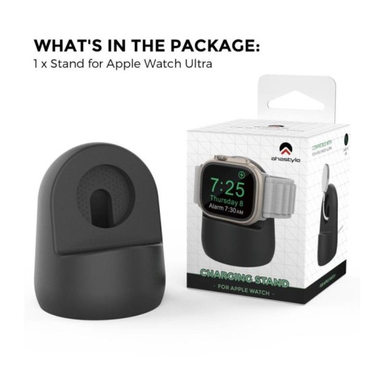 Επιτραπέζια Βάση Ahastyle PT195 για Φόρτιση Apple Watch Ultra Σκούρο Γκρι Επιτραπέζια Βάση Ahastyle PT195 για Φόρτιση Apple Watch Ultra Σκούρο Γκρι