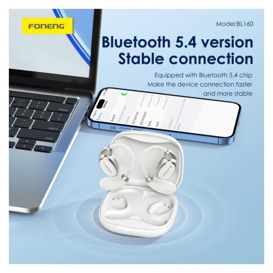 True Wireless Ακουστικά Bluetooth Foneng OWS BL160 Μαύρο True Wireless Ακουστικά Bluetooth Foneng OWS BL160 Μαύρο