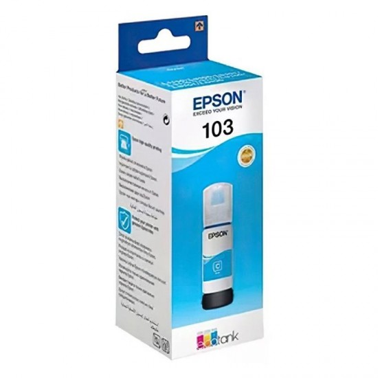 Μελάνι Epson Inkjet No.103 C13T00S24A Cyan Μελάνι Epson Inkjet No.103 C13T00S24A Cyan