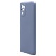 Θήκη Liquid Silicon inos Xiaomi Poco M5S/ Redmi Note 10/ 10S L-Cover Γκρι-Μπλε Θήκη Liquid Silicon inos Xiaomi Poco M5S/ Redmi Note 10/ 10S L-Cover Γκρι-Μπλε