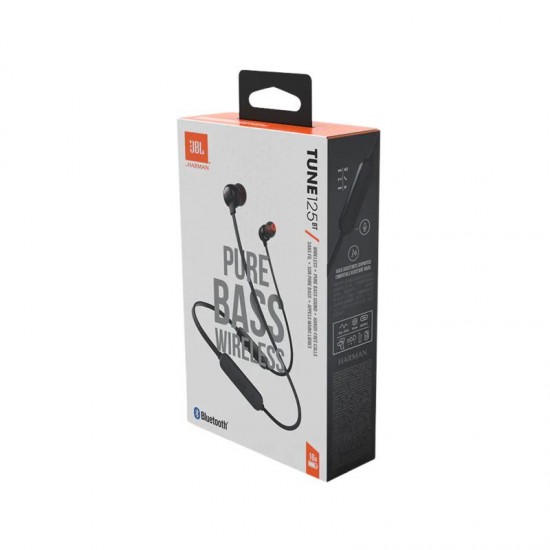 Στερεοφωνικό Ακουστικό Bluetooth JBL Tune 125BT Neckband Μαύρο Στερεοφωνικό Ακουστικό Bluetooth JBL Tune 125BT Neckband Μαύρο