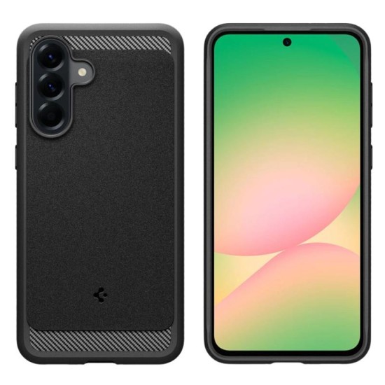 Θήκη Soft TPU Spigen Rugged Armor Samsung A566B Galaxy A56 5G Μαύρο Θήκη Soft TPU Spigen Rugged Armor Samsung A566B Galaxy A56 5G Μαύρο
