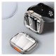 Θήκη Glass & PC inos Apple Watch 7/ 8/ 9  45mm Upgrade to Ultra Ασημί